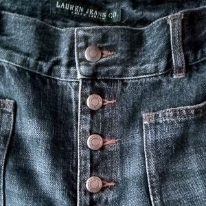 Ralph Lauren Wide Leg Blue Jeans Size 8